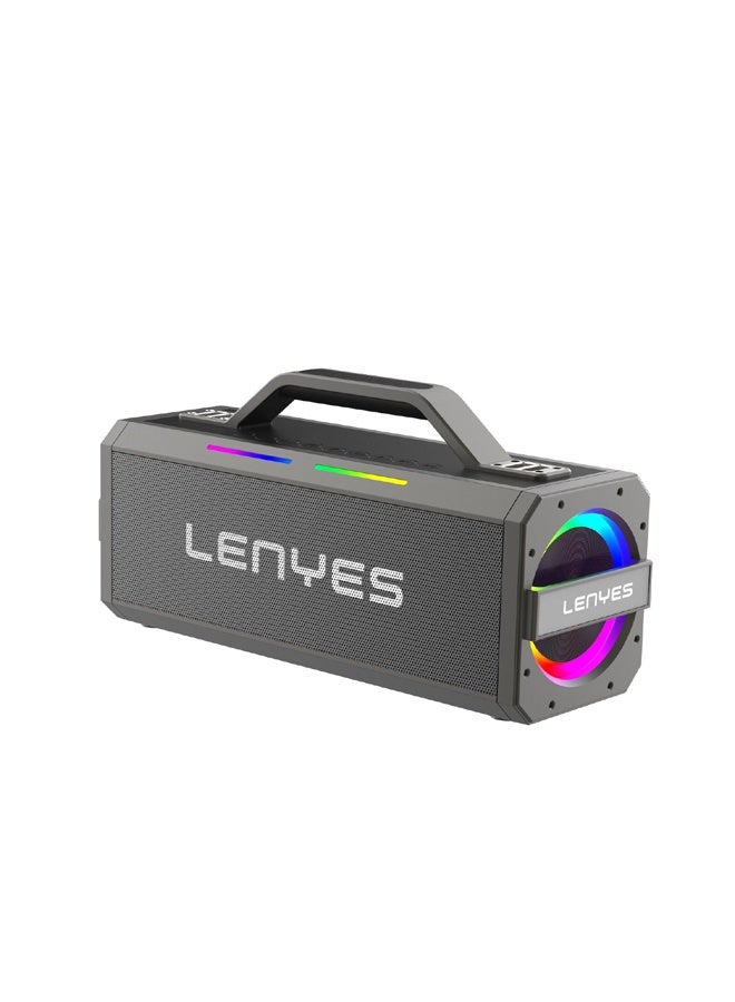 Lenyes S836 Party Speaker – TWS Dual Connect, 300W Power, RGB Lighting & Ultra-Large 40,000mAh Battery - Image 1