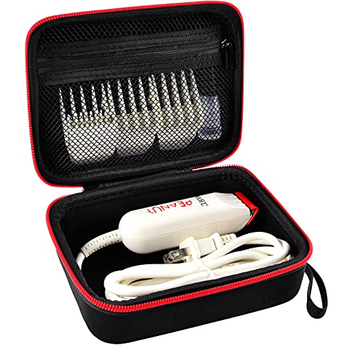 ALLPRIMO Case Compatible with Wahl Professional Peanut Classic Clipper Trimmer #8685 8655 8655-200 8633 8081 8035. Hair Clipper Organizer Holder for Attachment Comb, Oil,Blade Guard(Box Only)-Black - Image 1