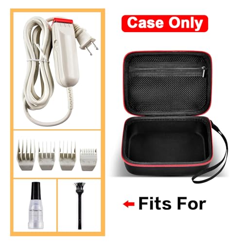 ALLPRIMO Case Compatible with Wahl Professional Peanut Classic Clipper Trimmer #8685 8655 8655-200 8633 8081 8035. Hair Clipper Organizer Holder for Attachment Comb, Oil,Blade Guard(Box Only)-Black - Image 2