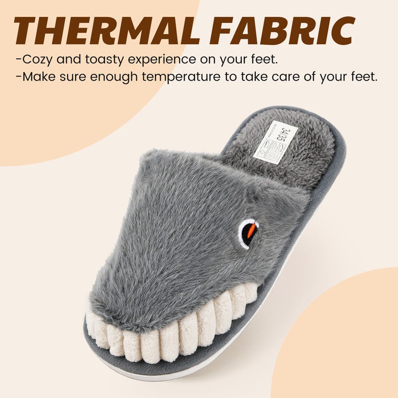 Lucky Kids Cartoon Slippers for Kids, Funny Animal House Shoes with Non-Slip Sole, Cozy Plush Indoor Comfort Footwear for Boys and Girls - Image 2