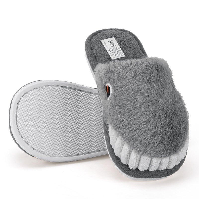 Lucky Kids Cartoon Slippers for Kids, Funny Animal House Shoes with Non-Slip Sole, Cozy Plush Indoor Comfort Footwear for Boys and Girls - Image 1