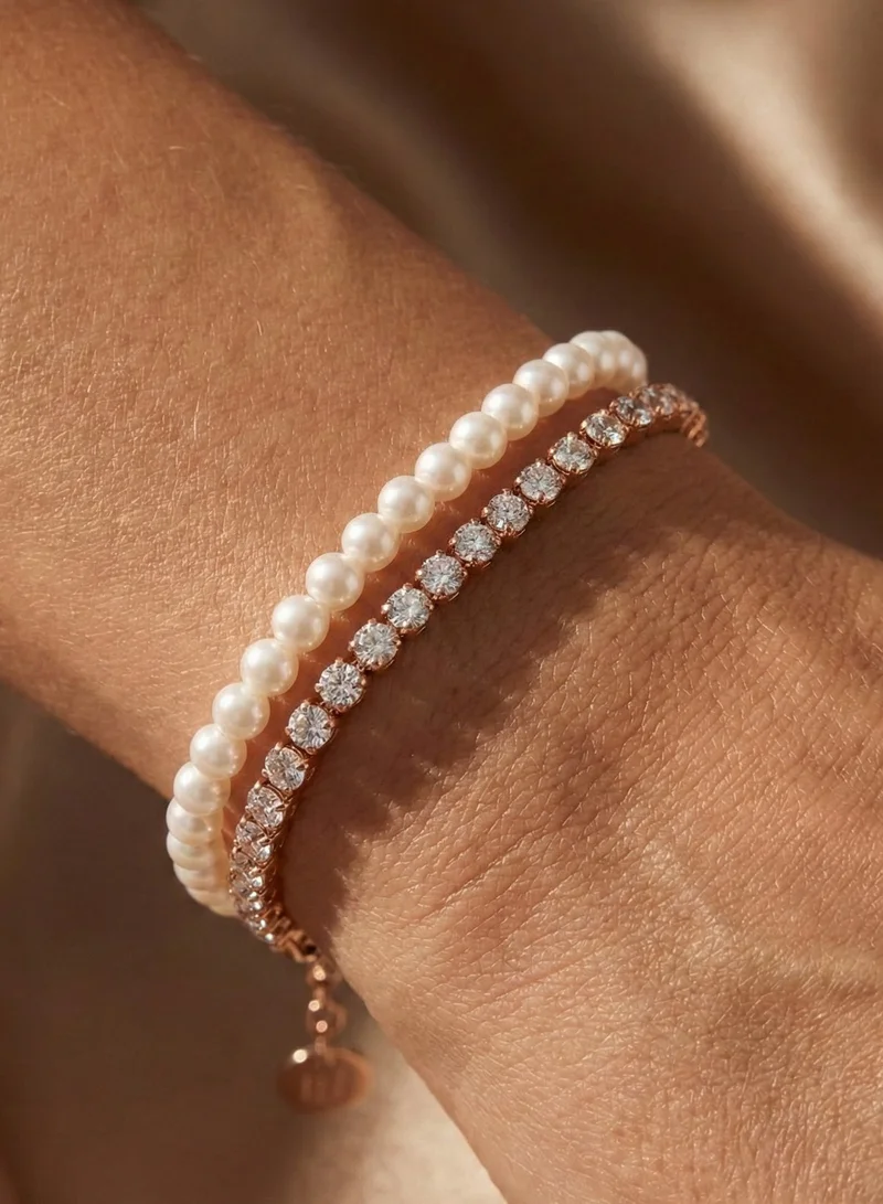 Liu Jo  Liu Jo Duo Rosegold Bracelet for Women | Best Price UAE