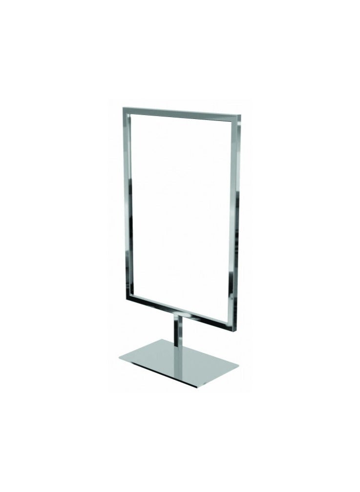 Board Holder In A4 size Stainless Steel Sign Frames for Countertop Use, Top Loading Poster Board - Image 2
