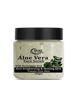 Quat 100% Natural Aloevera Face Scrub For Glowing Skin For Women & Men (Aloevera)  - Image 1
