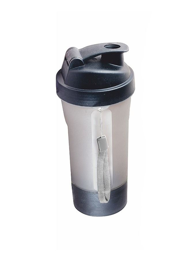 Other Manufacturer Protein Shaker Water Bottle 600ml with Mesh Net and Plastic Ball.  - Image 1
