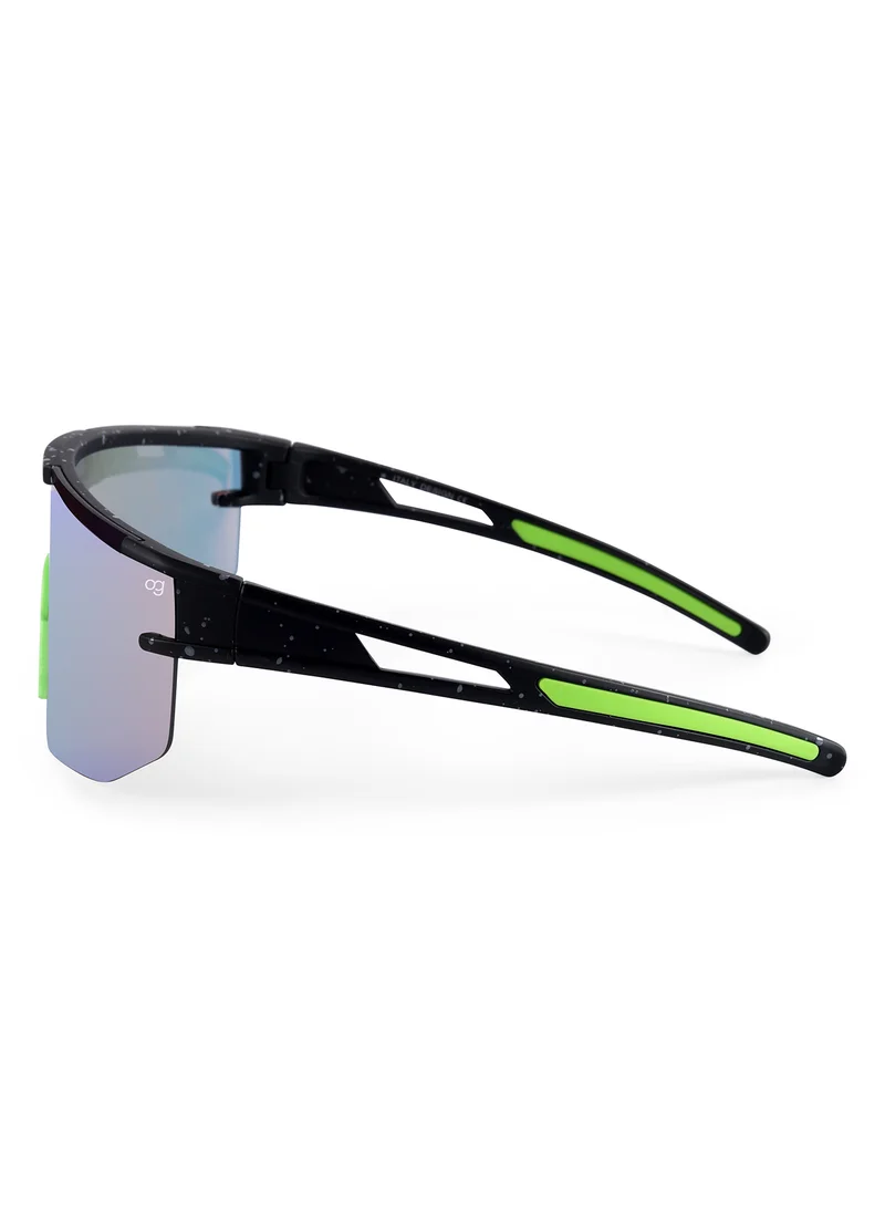 ووجلز Uv-Protected Green Sports Sunglasses