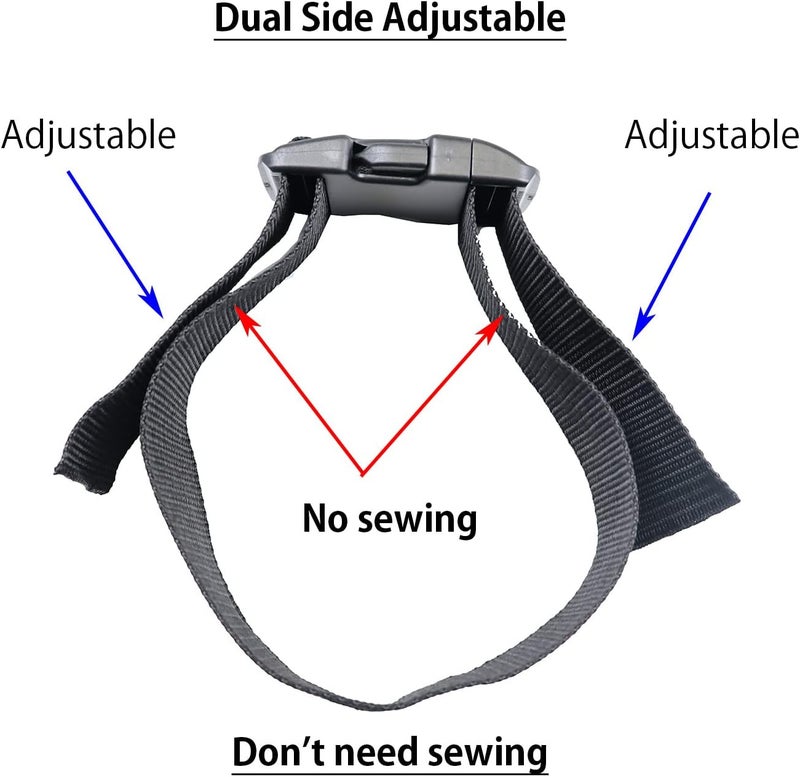 Baitoo Quick Side Release Buckle, Heavy Duty Plastic Snap Buckle Clip Clasp Fasteners for Backpack Strap - Image 4