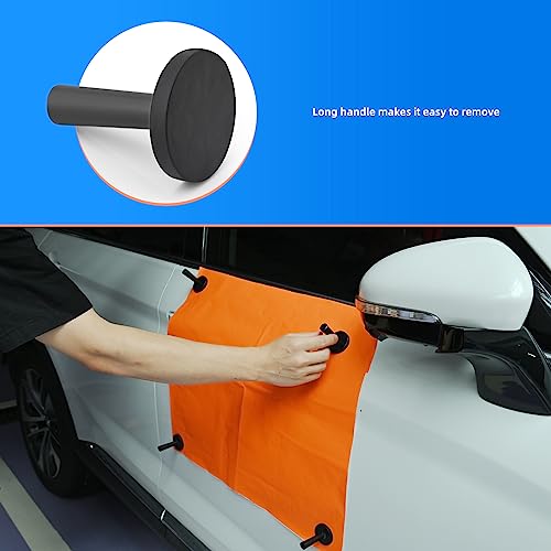 Ehdis مغناطيس لفائف الفينيل EHDIS لحامل مغناطيس لفائف السيارات لعلامات الفينيل، لف السيارات والحرف اليدوية لصنع علامات الفينيل - عبوة من 8 - Image 5