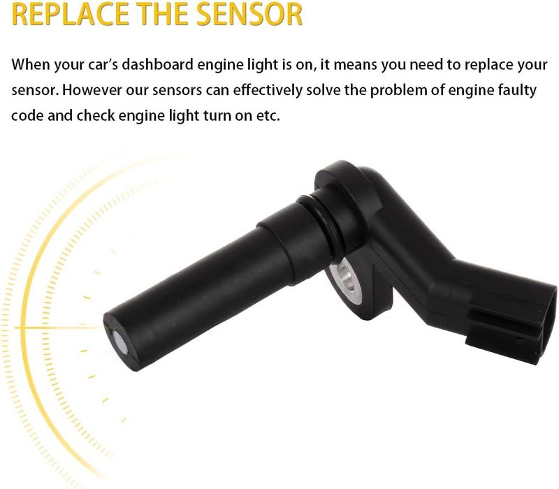 OCPTY Engine Crankshaft Position Sensor Fits for Ford Crown Victoria 1999-2011, E-150 E-250 2003-2014, E-350 Econoline 1997-2008, E-450 Super Duty 2003-2016 - Replaces 1W7E6C315AA, 1W1Z6C315AB, PC319 - Image 5