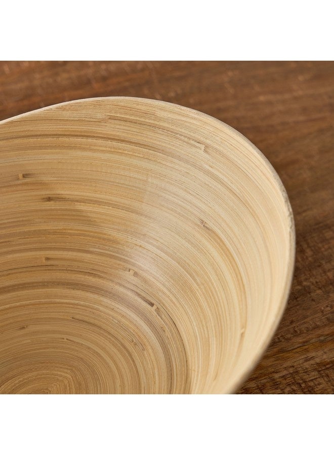 Home Box Belmonte Natural Spun Bamboo Tray 30 x 24 x 10 cm  - Image 5