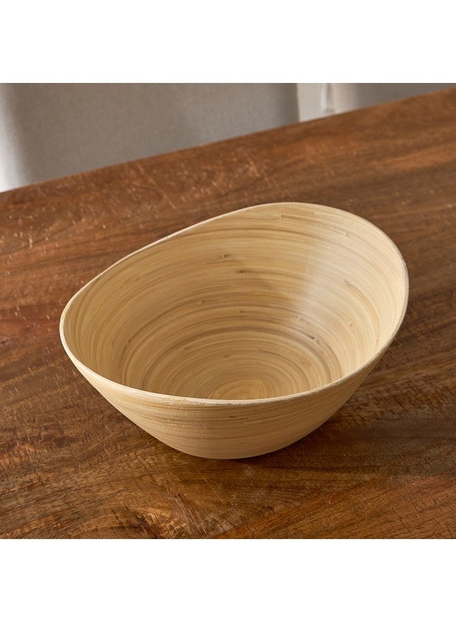 Home Box Belmonte Natural Spun Bamboo Tray 30 x 24 x 10 cm  - Image 1