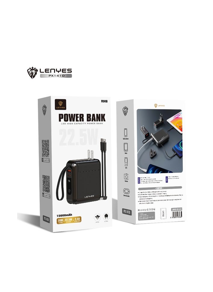 Lenyes - Lenyes Power Bank: 15,000 mAh capacity with fast charging and multiple flexibility - Image 1