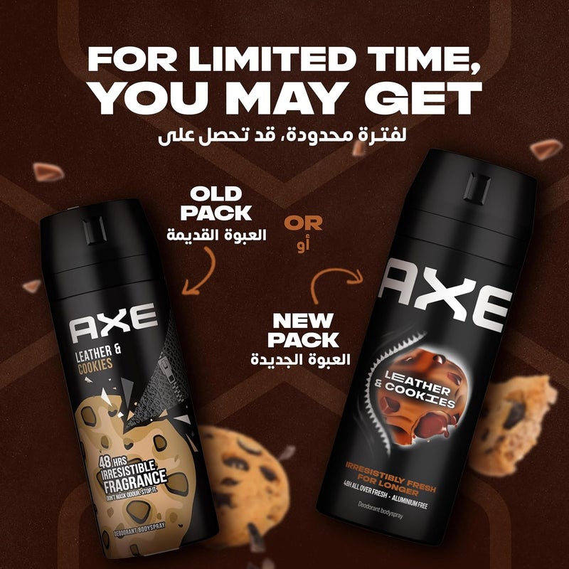 AXE Leather & Cookies Deodorant Body Spray - Image 2