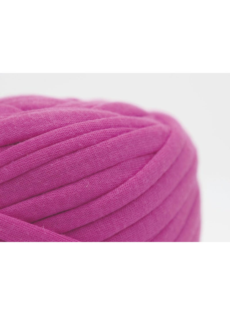 Artify Artify | Tshirt Yarn (7mm, 500gms) | Knitting Yarn for Hand DIY Bag, Basket Cushion and Other Crochet Projects - Rani  - Image 2
