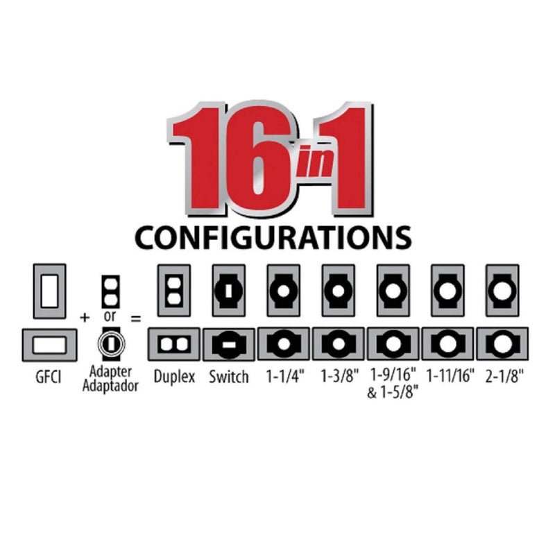 TayMac MM410W Single-Gang Horizontal/Vertical Mount Weatherproof In-Use Cover, 16 in 1, 2.75 in, White - Image 4