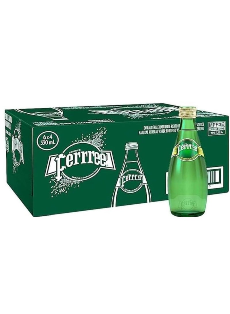 PERRIER Regular Sparkling Mineral Water - 24 x 330 ml - Image 4