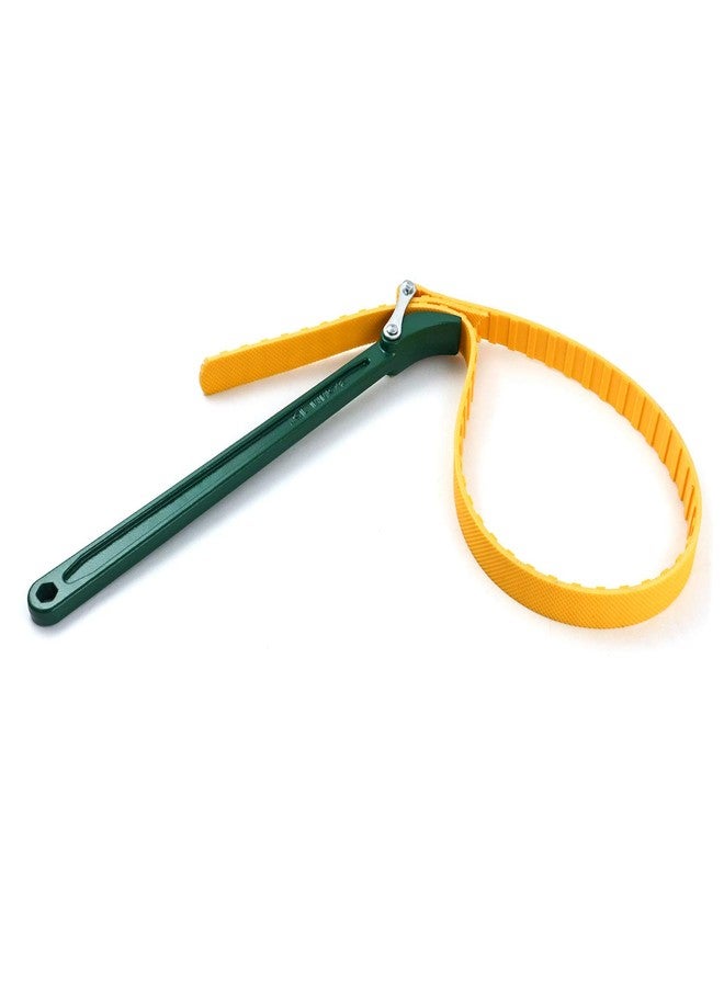 QWORK 15" Belt Strap Wrench, Multi-Purpose Adjustable Strap Oil Filter Wrench with 35 7/16" Capacity - Image 2