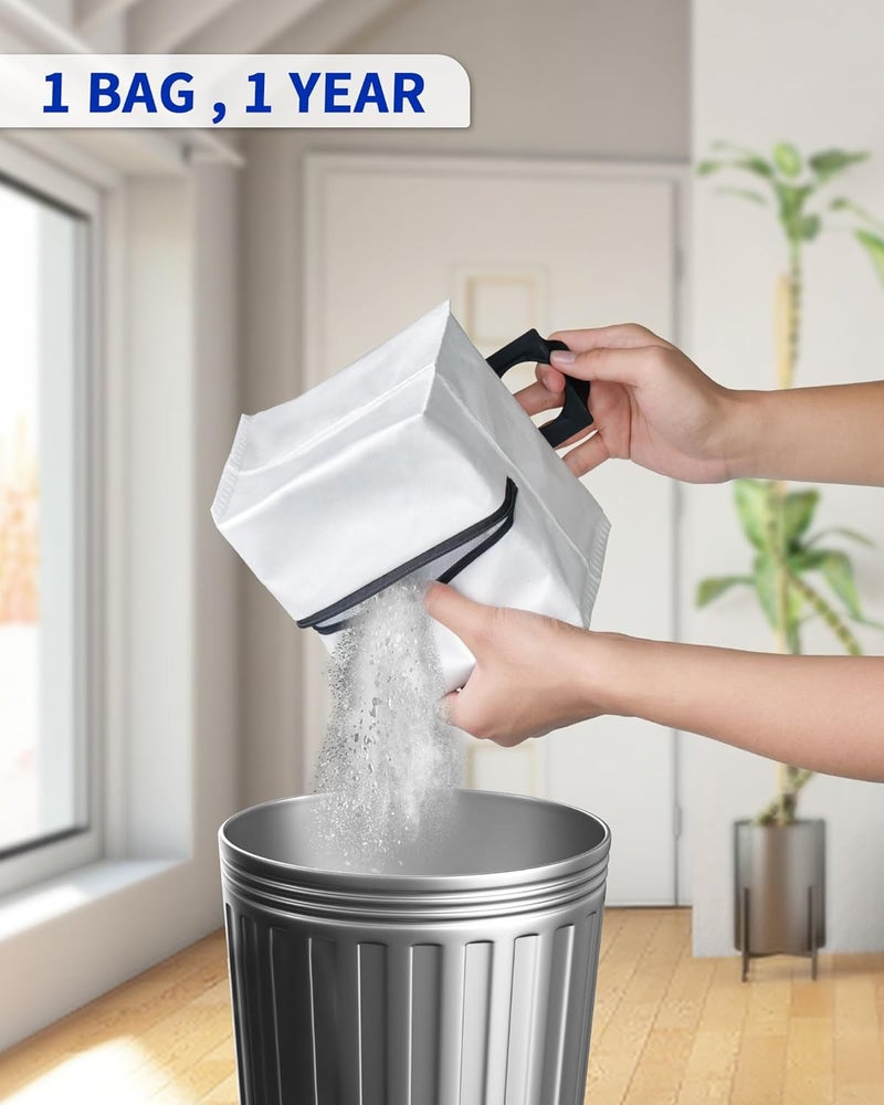 CHIKIXSON Reusable Dust Bags for Roborock S8+/S8 Pro Ultra/S7 MaxV Ultra/S7 Pro Ultra/Q8 Max+/Q7 Max+/Q7+/Q7 M5+/Q5 MAx+/Q5 Pro+/Q5+ Vacuum Cleaner Suction Station Bag Replacement Kit (Pack of 3) - Image 3