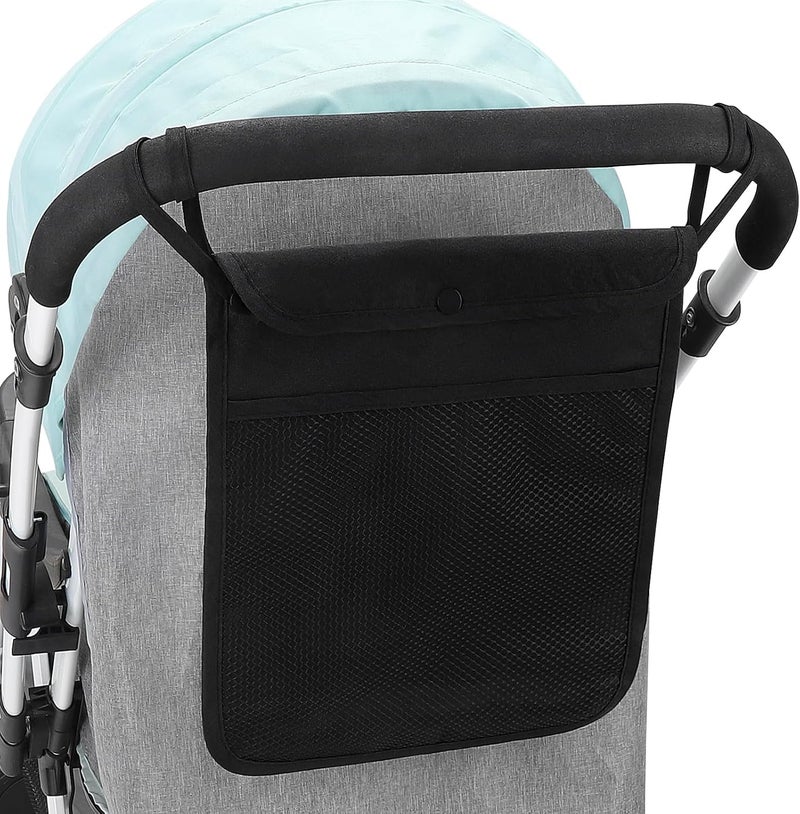 Accmor Universal Stroller Organizer Mesh Bag Fits for Uppababy Nuna Britax Doona Strollers NonSlip Adjustable Stroller Mesh Cargo Net Storage Caddy Accessories - Image 3