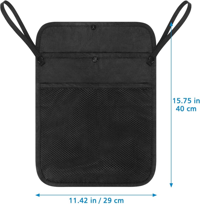 Accmor Universal Stroller Organizer Mesh Bag Fits for Uppababy Nuna Britax Doona Strollers NonSlip Adjustable Stroller Mesh Cargo Net Storage Caddy Accessories - Image 2