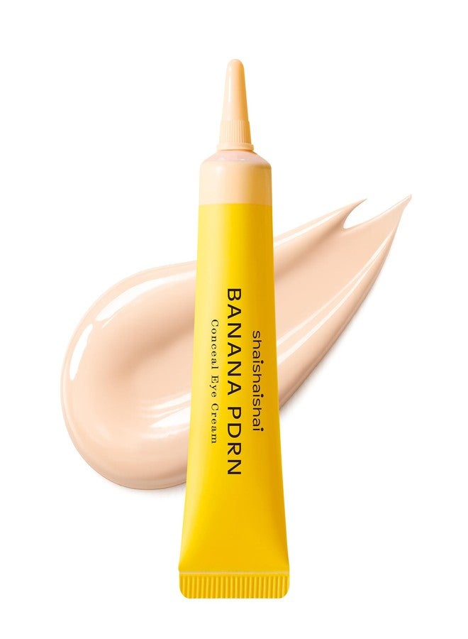 shaishaishai BANANA PDRN Conceal - Hydrating Under Eye Cream & Dark Circle Coverage, Advanced Formula with PDRN + Ectoin, Non-Sticky, Korean Skincare, 0.52 oz (Cream) - Image 1