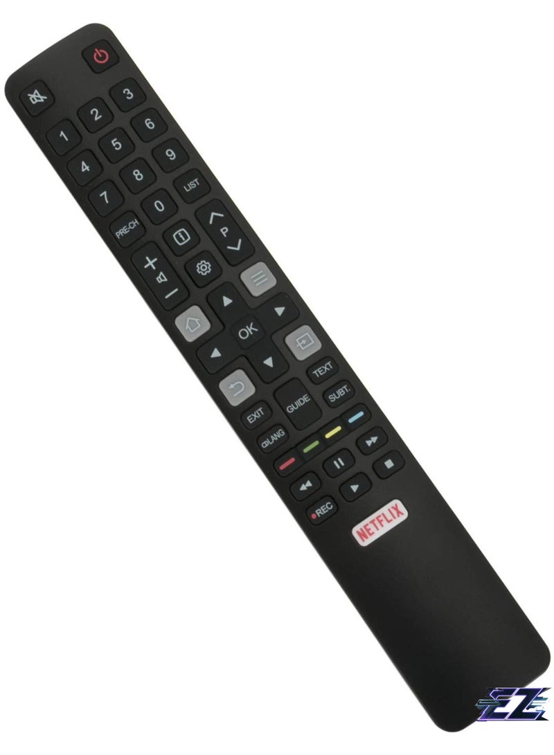 ELTRAZONE Remote Control Replace Compatible with TCL TV 40DS500 43DP640 F40S5916 F43S5916 H32S5916 U43P6006 U49P6016 U55P6016 U55P6046 U60P6026 06-IRPT45-GRC802N RC802N S6 S6000 S6500 with battery - Image 2