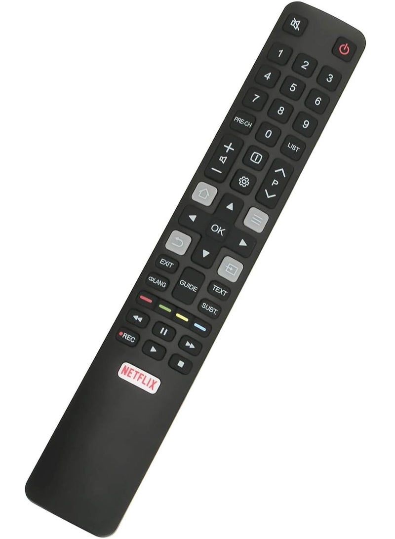 ELTRAZONE Remote Control Replace Compatible with TCL TV 40DS500 43DP640 F40S5916 F43S5916 H32S5916 U43P6006 U49P6016 U55P6016 U55P6046 U60P6026 06-IRPT45-GRC802N RC802N S6 S6000 S6500 with battery - Image 3
