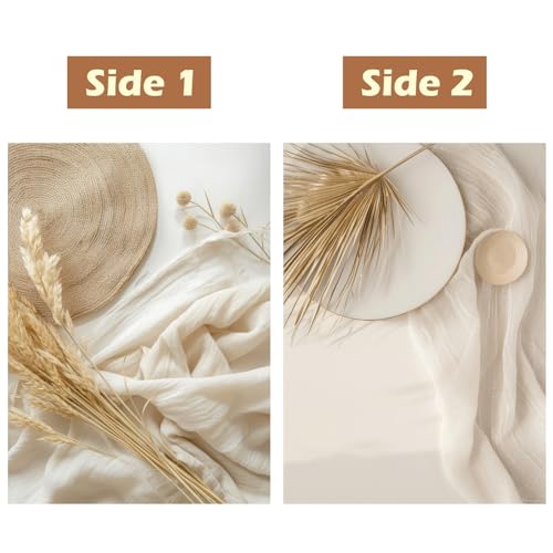 HomeArt Sheet 2 in 1 Product Photography Backdrop 3D Flat Lay Tabletop Double-Sided 20x29 Photo Background PVC Wrinkle Free for Small Products Food, Cosmetics Shoot (Combo 17) - Image 2