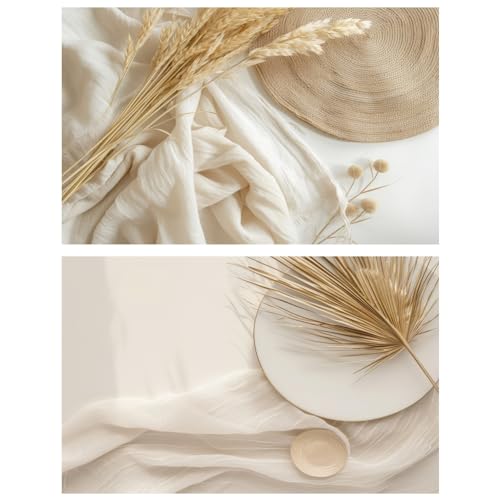 HomeArt Sheet 2 in 1 Product Photography Backdrop 3D Flat Lay Tabletop Double-Sided 20x29 Photo Background PVC Wrinkle Free for Small Products Food, Cosmetics Shoot (Combo 17) - Image 1