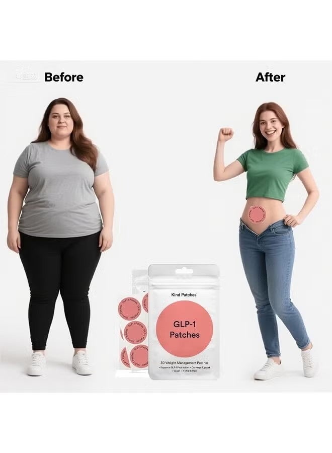 Kind Patches GLP-1 Patches With L Glutamine, Berberine, Chromium, Pomegranate And Cinnamon - 30 Patches - Image 2