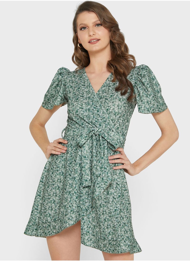 Self Tie Printed Dress - pzsku/Z568722817094257F3A0AZ/45/_/1698924132/ea6e9370-8aa6-4ba7-8cd2-2002814350eb