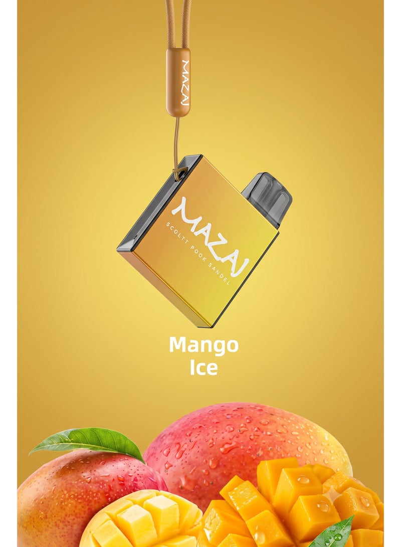 Mazaj Mango Ice Mini 900 Puffs 20mg Disposable Vape - Image 2