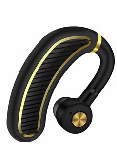 Ear Buds Wireless Bluetooth Earbuds, Headphones Single Hook Headphone with Mic Noise Cancelling Waterproof Earphone Hands-Free Cell Phones Earpiece