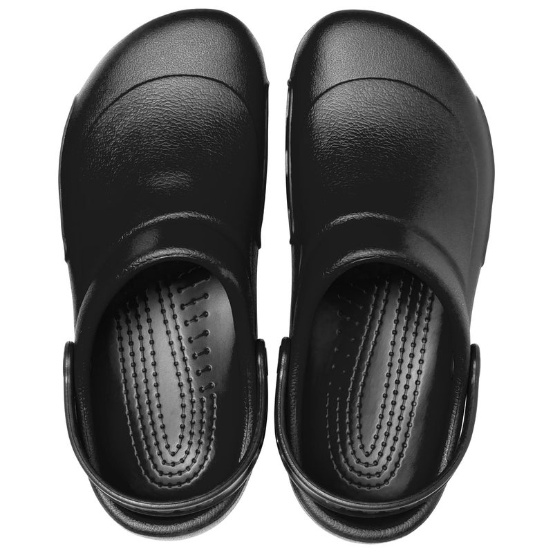 Crocs Unisex Adult Men's and Women's Bistro Clog | Slip Resistant Work Shoes , Black, 11 - Image 4