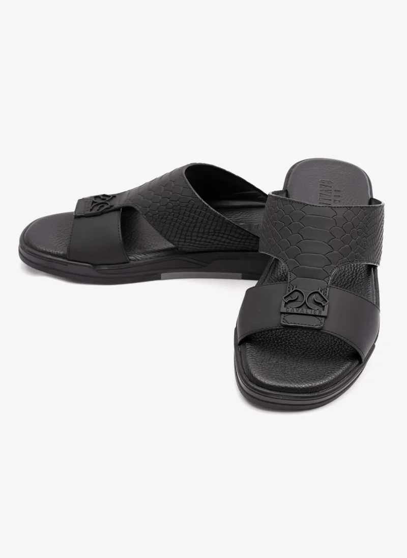 UOMO Cavalier UOMO CAVALIER EMBOSSED LEATHER SANDALS
