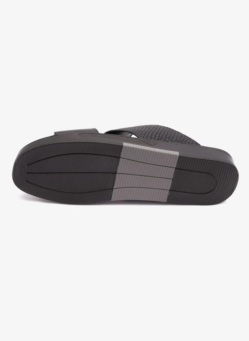 UOMO Cavalier UOMO CAVALIER EMBOSSED LEATHER SANDALS