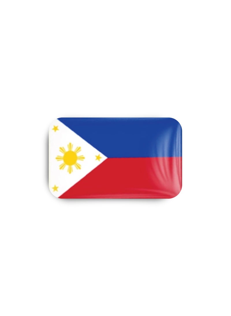 971MEDIA Philippine Flag Magnetic Badge  - Image 2