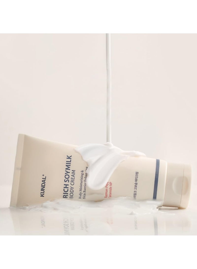 KUNDAL RICH SOYMILK BODY CREAM MELLOW VANILLA 200 ml - Image 3
