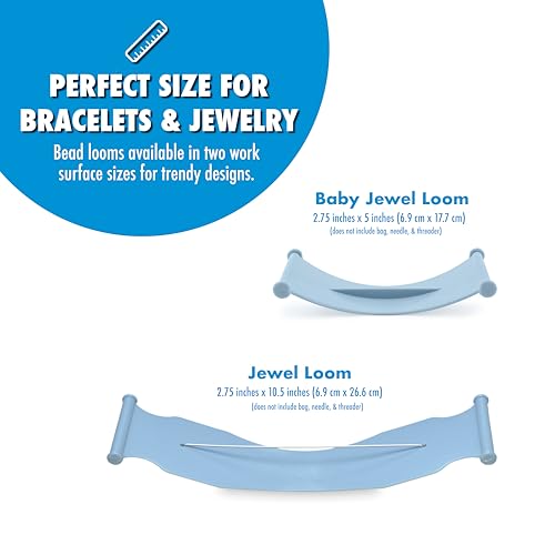 Beadalon Jewel Loom – 2.75" x 10.5" Jewelry Weaving Loom for Bracelets, Cuffs & Bead Patterns - Image 3