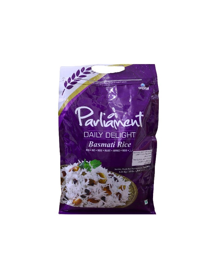 Parliament Daily Delight Basmati Rice 4.54 Kg/10Lbs - Image 1