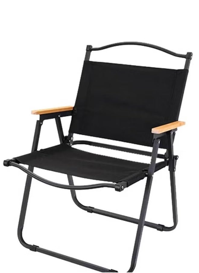 Cady One Black Portable Folding Camping Chair, Lightweight for Camping, Hiking, and Gardening, Versatile  - Image 2