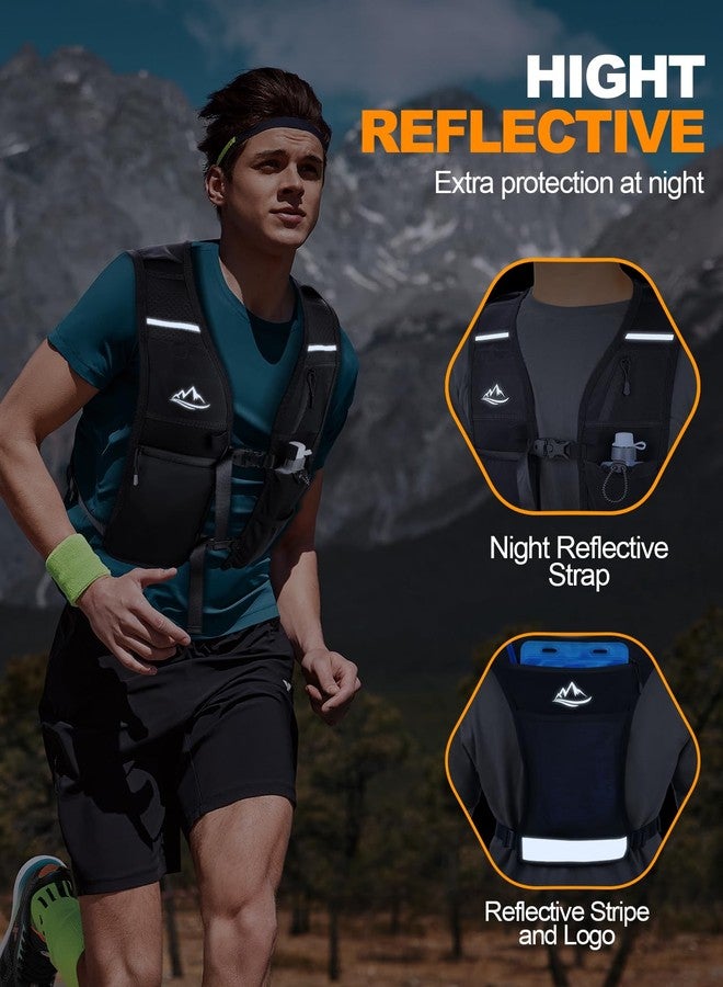 ISEYOU Running Vest for Women Men, Reflective Hydration Vest with Adjustable Waistband & Phone Pocket, Lightweight Breathable Running Water Vest for Jogging Hiking Trail Cycling and Marathon Race - Image 5