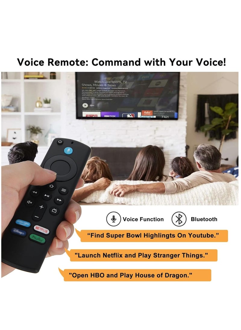 JAJEEK L5B83G Replacement Voice Remote Control for Fire Stick 3rd Generation – Compatible with Fire TV Stick 4K, Max, Lite, Cube (1st & 2nd Gen), AMZ Smart TV (3rd Gen) – Voice Control, Easy Setup, Black  - Image 3