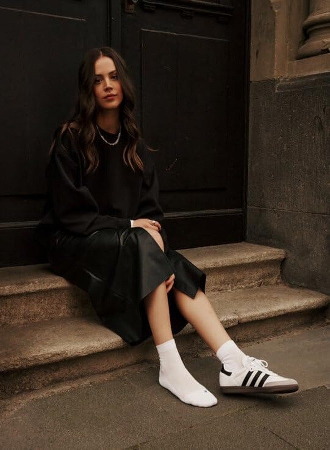 فلايك جوارب قصيرة للجنسين من فالك، لون أبيض، مقاس 9-10 - Image 3