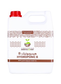 EMIRATES BIOFERT Emirates Biofert Hydroponic B Specialized Liquid Fertilizer for Production of Vegetables and Flowers 3.8L  - Image 1
