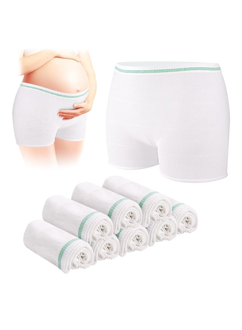 DUNISO 8 Pack Women's Disposable Underwear，Disposable High Waist Postpartum High-elastic Underwear，Breathable Mesh Panties C Section，Soft, Breathable, Stretchy，Suitable for Women After Surgery，Pregnant Women, Postpartum Women, Incontinent Elderly and Patients，XL  - Image 1