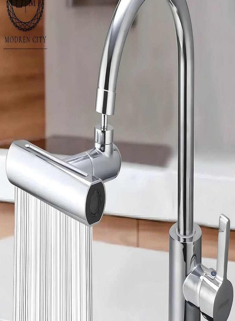 New Upgraded Waterfall Kitchen Faucet Connection, 3 Modes, 360° Kitchen Faucet Head,Splash-Proof Kitchen Suitable for Washing Fruits and Vegetables - Image 1