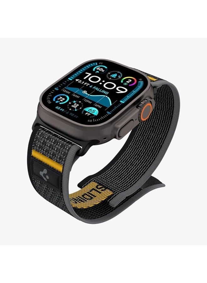 سبايجن حزام ساعة رياضي Premium متوافق مع  Watch Ultra 3 Band 49 مم 46 مم 45 مم حزام رياضي لـ iWatch Ultra 2 Series 11 46 مم / Series 10 46 مم Series 9 8 7 6 5 SE 2 SE 3 - Image 1