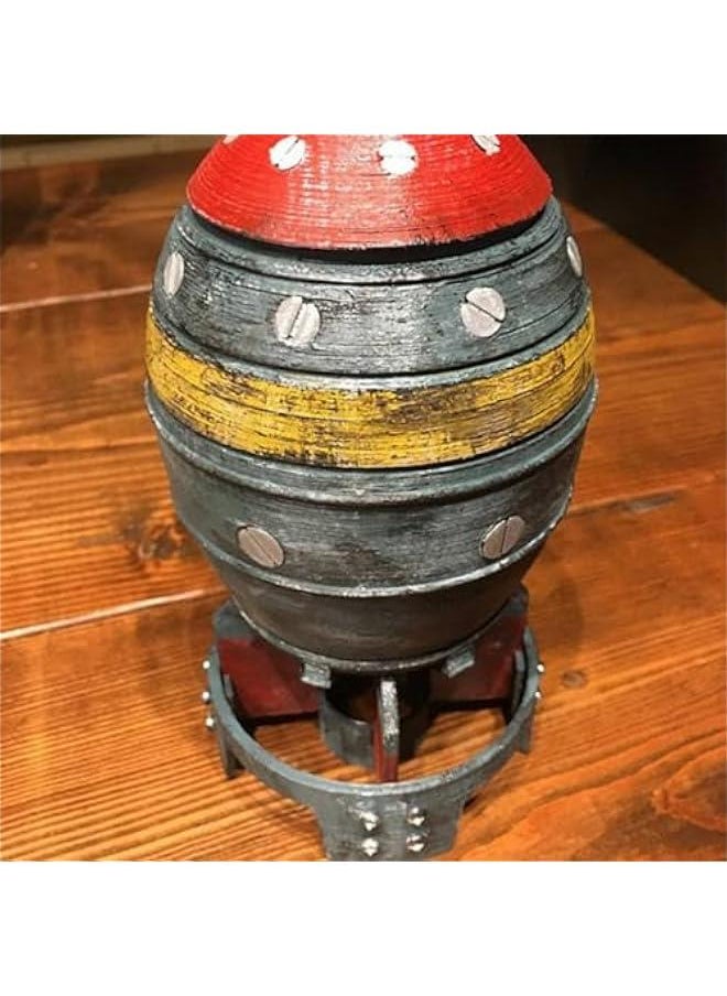 Generic Nuke Bomb Storage Box, Nuclear Bomb Desktop Decorations, 3D Openable Resin Rocket Sculpture, Mini Nuke Statue Model, Mini Storage Box Decor  - Image 2