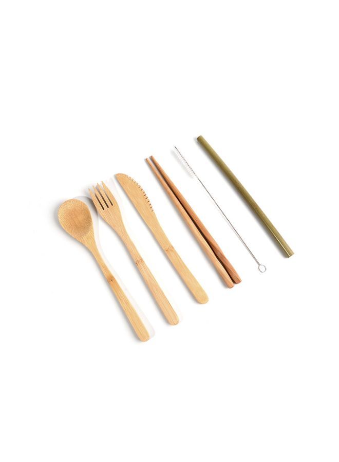 6-Piece Folding Triangle Scarf Flatware Set - Image 4